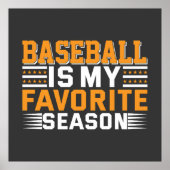 野球は私のシーズンお気に入りのスクエアだ ポスター (正面)