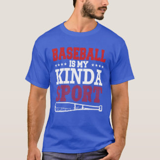 野球は私のスポーツのレトロ Tシャツ