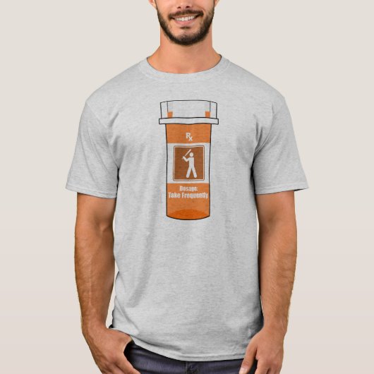 野球は私のドラッグ Tシャツ (正面)