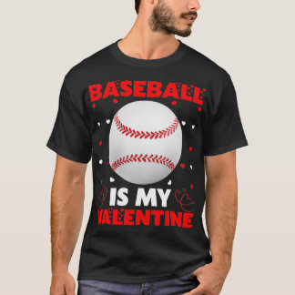 野球は私のバレンタインデー野球バレンタイン Tシャツ