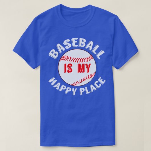 野球は私の幸せ Tシャツ (デザイン正面)