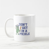 野球は窮地に陥らない コーヒーマグカップ (左)