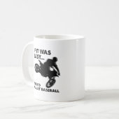 野球は簡単、面白いマグカップ コーヒーマグカップ (正面左)