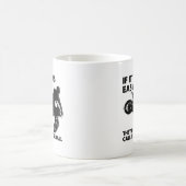 野球は簡単、面白いマグカップ コーヒーマグカップ (中央)