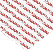 野球は縦ストライプパターン芸術をステッチします ショートテーブルランナー (コーナー)