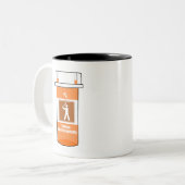 野球は薬だ ツートーンマグカップ (正面左)