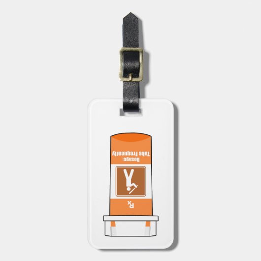 野球は薬だ ラゲッジタグ (正面縦)