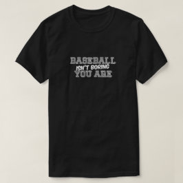野球は退屈じゃない メンズ ベーシック T シャツ