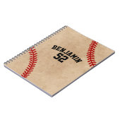 野球は野球のコーチを遊ばします ノートブック (左側)