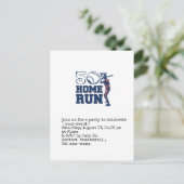 野球は50th誕生日パーティーを保存する ポストカード (スタンド正面)