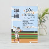 野球は60th誕生日パーティーを除く 招待状 (スタンド正面)