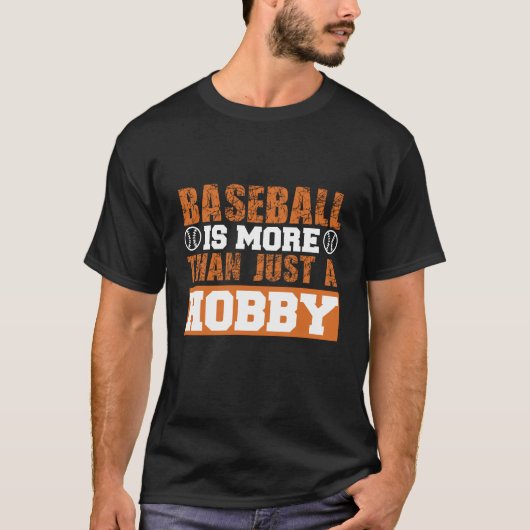 野球への情熱 - ゲームに勝るもの Tシャツ (正面)
