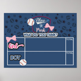 野球または弓が投票をキャスト ポスター