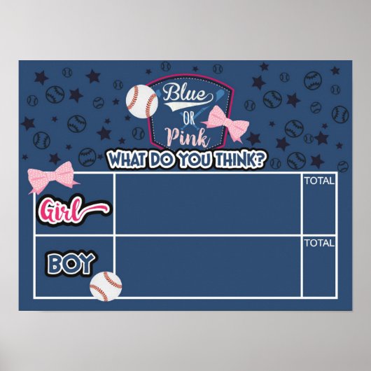 野球または弓が投票をキャスト ポスター (正面)