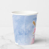 野球または弓のジェンダーが明らかにする 紙コップ (右)