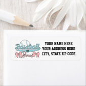 野球または弓性別による住所 シールの表示 ラベル (インサイチュ)