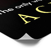 野球やる気を起こさせるの成果 ポスター (角)