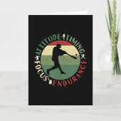 野球やる気を起こさせるチームの価値観 カード (正面)