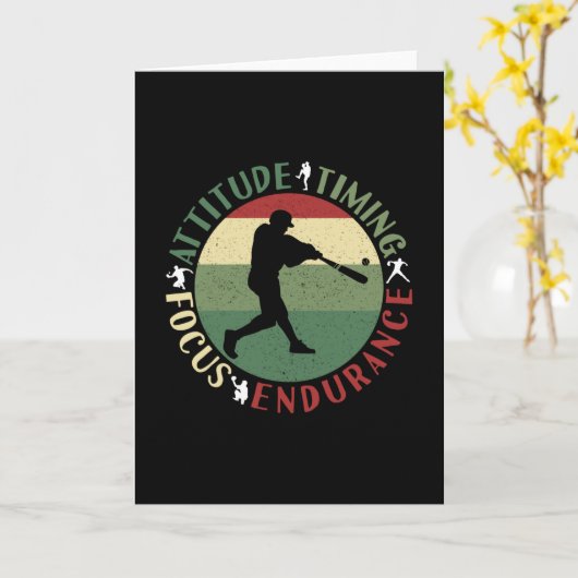 野球やる気を起こさせるチームの価値観 カード (黄色い花)