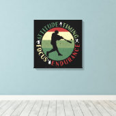 野球やる気を起こさせるチームの価値観 キャンバスプリント (インサイチュ (ウッドフロア))