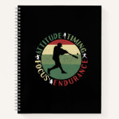 野球やる気を起こさせるチームの価値観 ノートブック (正面)