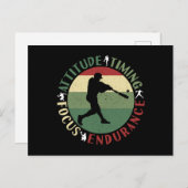 野球やる気を起こさせるチームの価値観 ポストカード (正面/裏面)