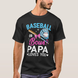野球や弓パパが愛する性別を明かす Tシャツ