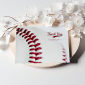 野球をテーマにしたウェディング サンキューカード