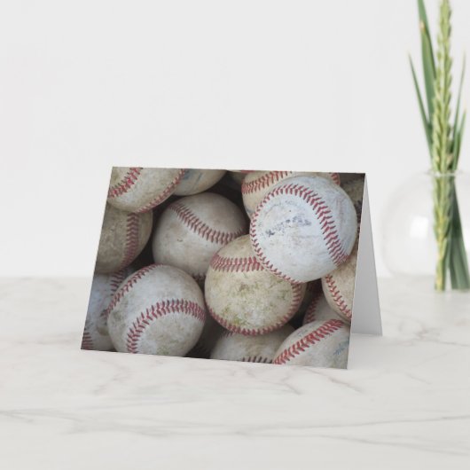 野球をテーマにしたオリジナルカード カード (正面)