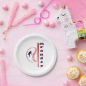 野球をテーマにしたオールスタースポーツ ペーパープレート (パーティー)