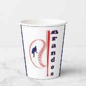 野球をテーマにしたオールスタースポーツ 紙コップ (裏面)