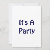 野球をテーマにしたオールスター スポーツ 招待状 (裏面)