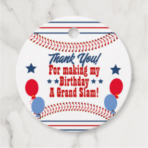 野球をテーマにしたパーソナライズされたラウンドメッセージカード