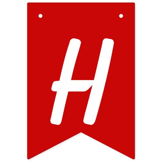 野球をテーマにしたパーソナライズされた誕生日 バンティングフラッグ (第2の旗)