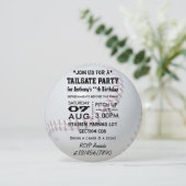 野球をテーマにしたパーティー 招待状 (スタンド正面)