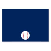 野球をテーマにしたベビーシャワーおむつラッフル テーブルナンバー (裏面)