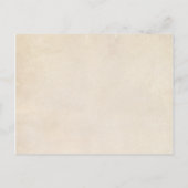 野球をテーマにしたベビー予測カード赤ちゃんシャワー インビテーションポストカード (裏面)