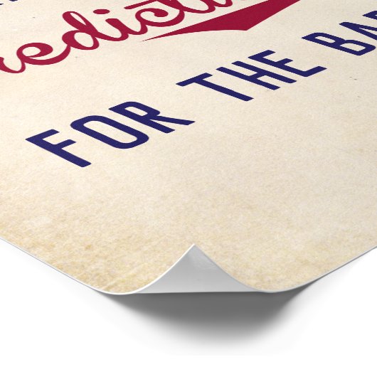 野球をテーマにしたベビー徴候の予測 ポスター (角)