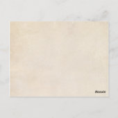 野球をテーマにしたマムカード用ベビーシャワーアドバイス ポストカード (裏面)