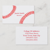 野球をテーマにした名刺 名刺 (正面/裏面)