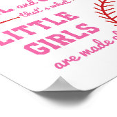 野球をテーマにした少女の構成要素 ポスター (角)