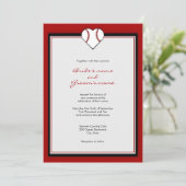 野球をテーマにした結婚式の招待状 招待状 (スタンド正面)