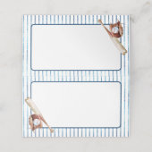 野球をテーマ空白のにした座席表- All-Star プレイスカード (外部開封)