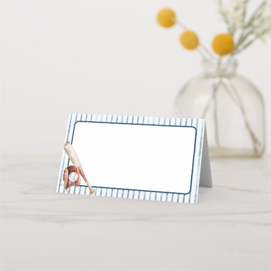 野球をテーマ空白のにした座席表- All-Star プレイスカード (正面)