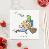 野球を取ること スタンダードランチョンナプキン (インサイチュ)