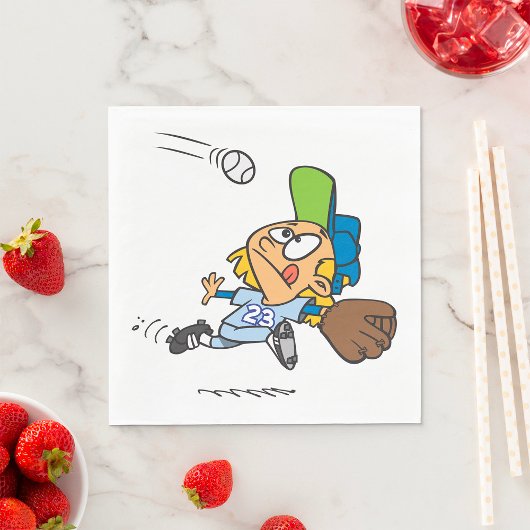 野球を取ること スタンダードランチョンナプキン