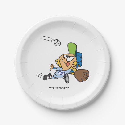 野球を取ること ペーパープレート (正面)