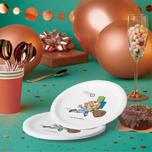 野球を取ること ペーパープレート