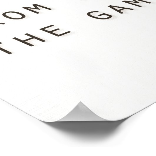 野球を打ち負かす恐感動的モダンれ ポスター (角)