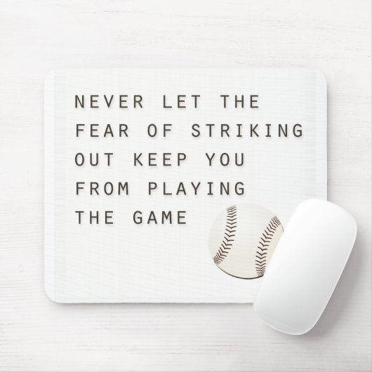 野球を打ち負かす恐感動的モダンれ マウスパッド (マウス)